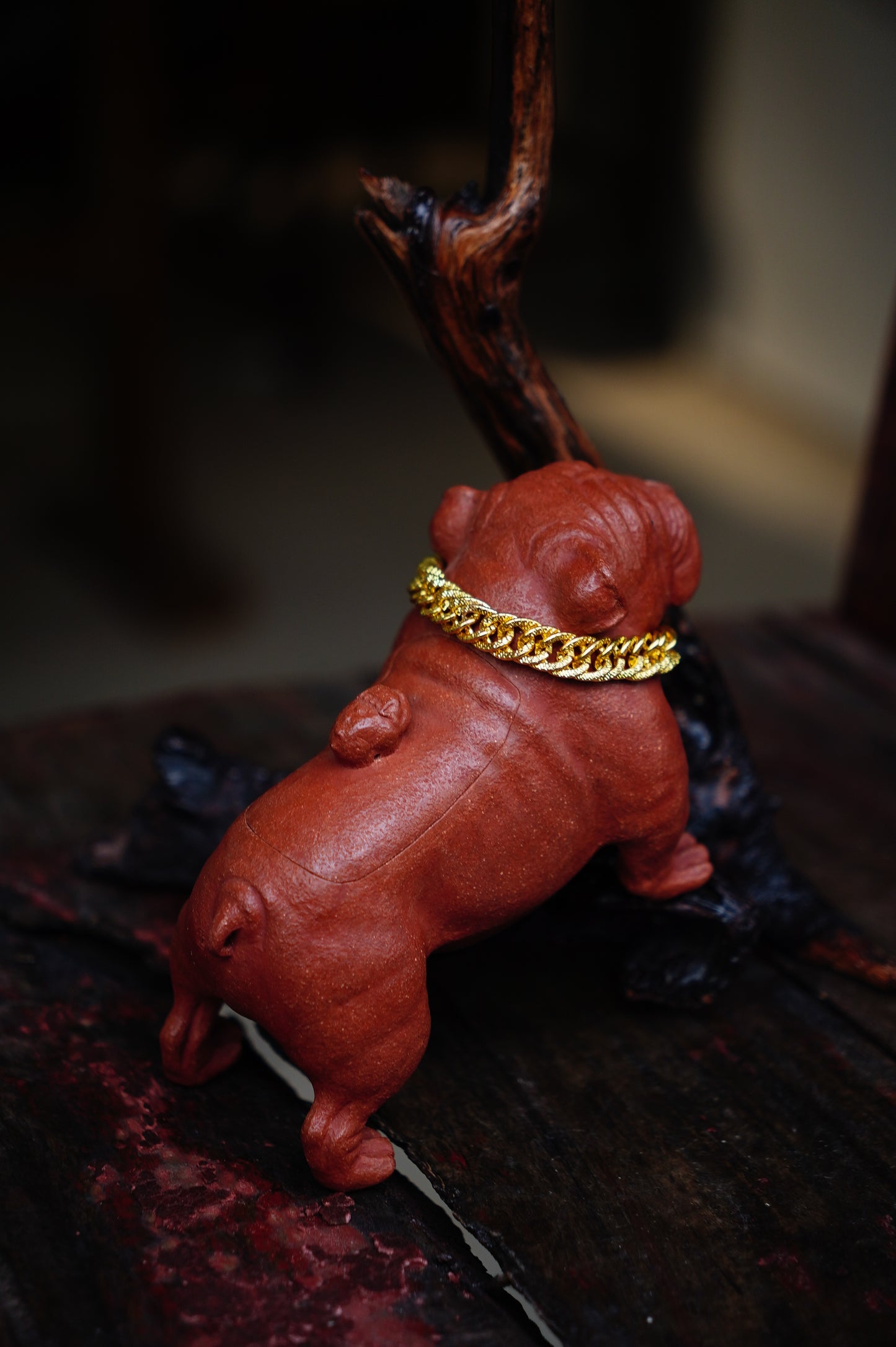 Handmade Dog Shaped Clay Teapot - Unique Collectible (Yixing Zisha Artisan) Red Jianpo clay 160ml   Original design Sculpted Pet