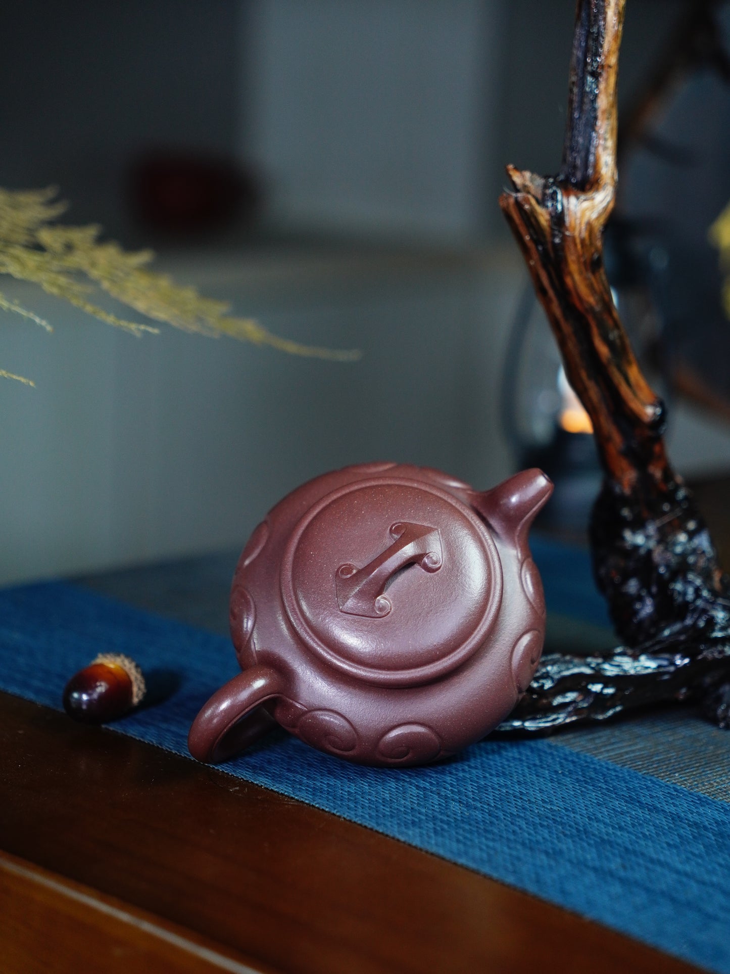 Fanggu ruyi Teapots Zisha Yixing Clay 180 ML