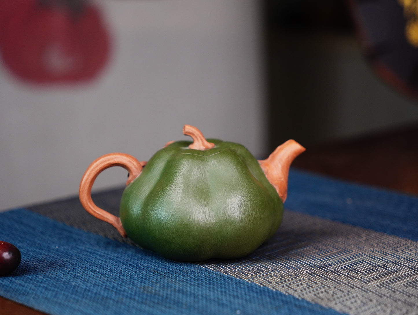Pumpkin Teapots Zisha Yixing Clay pyramid 180ML