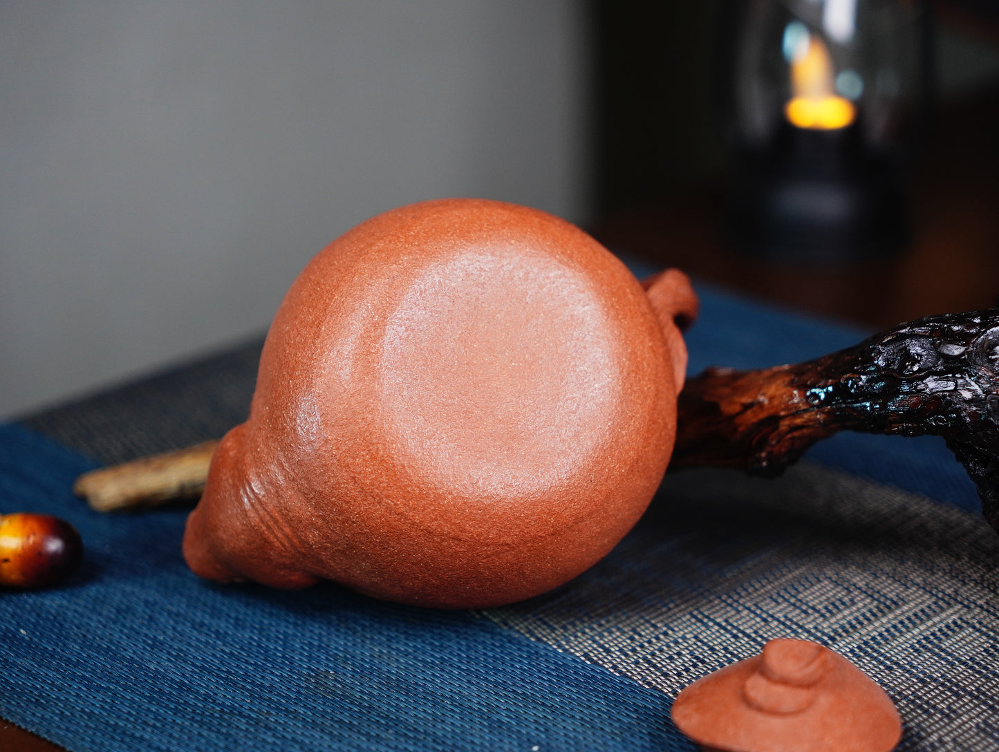 Niuhong Jiangpo Zisha Teapot 210ml - Rare ‘Ox Blood’ Purple Clay - Handcrafted Yixing Teapot for Oolong & Puerh Tea