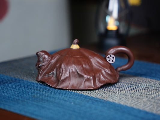 Lotus Teapots Zisha Yixing Clay  180ML