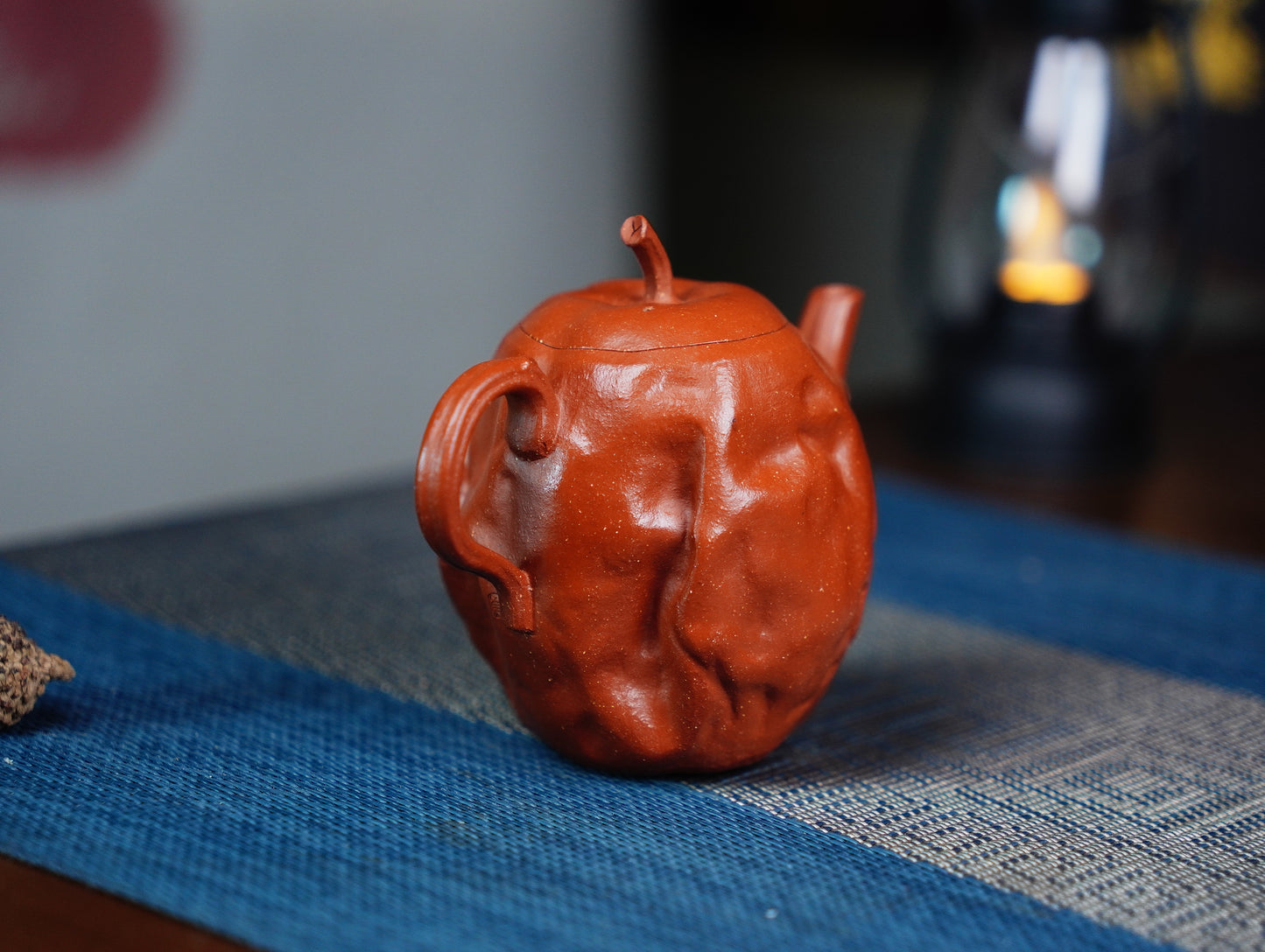 Vermilion (Zhuni) Zisha Teapot ‘Red Date’ 140ml - Classic Jujube Shape - Handmade Yixing Teapot for Oolong & Dan Cong Tea