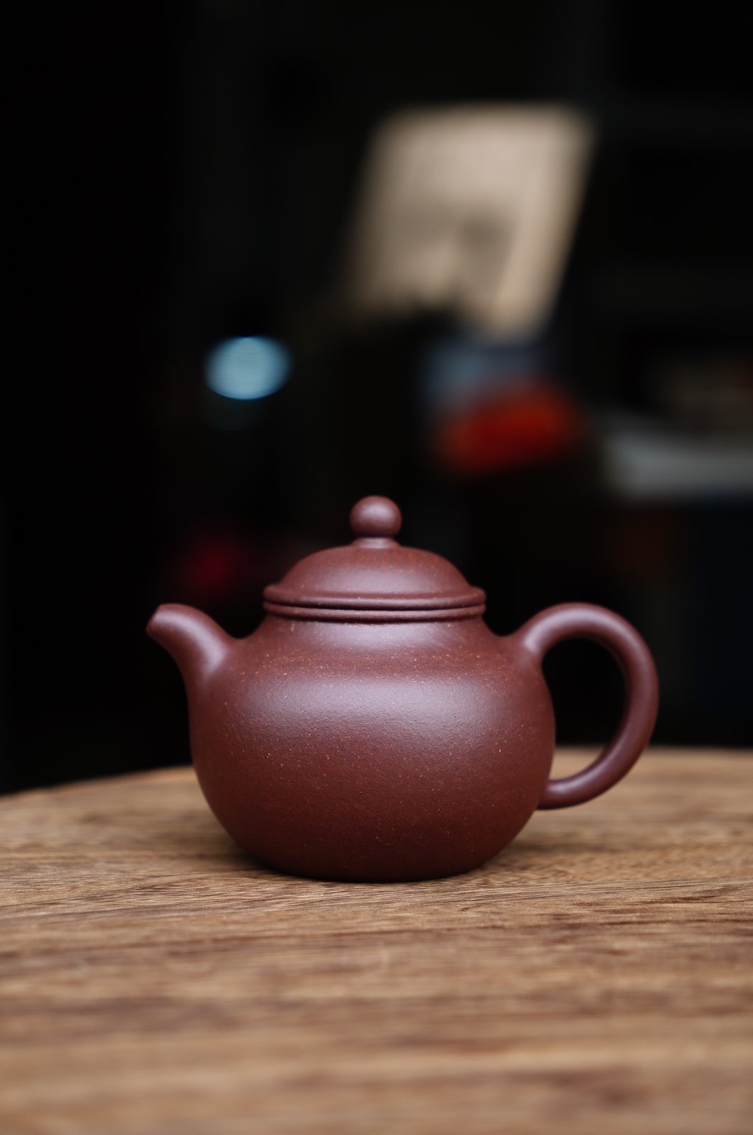 Zini Teapot 200ml, Duzi Clay Pot, Yixing Zisha, Gongfu Tea Set, Handmade Purple Clay Pot, Stoneware, 200ml