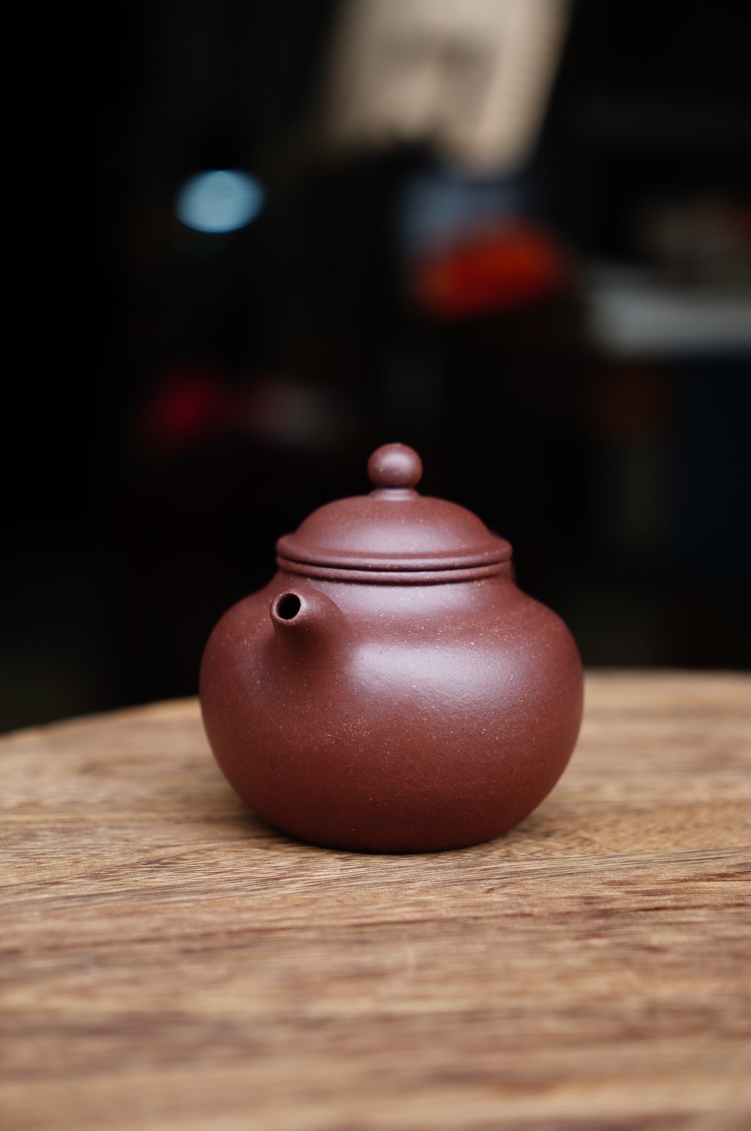Zini Teapot 200ml, Duzi Clay Pot, Yixing Zisha, Gongfu Tea Set, Handmade Purple Clay Pot, Stoneware, 200ml
