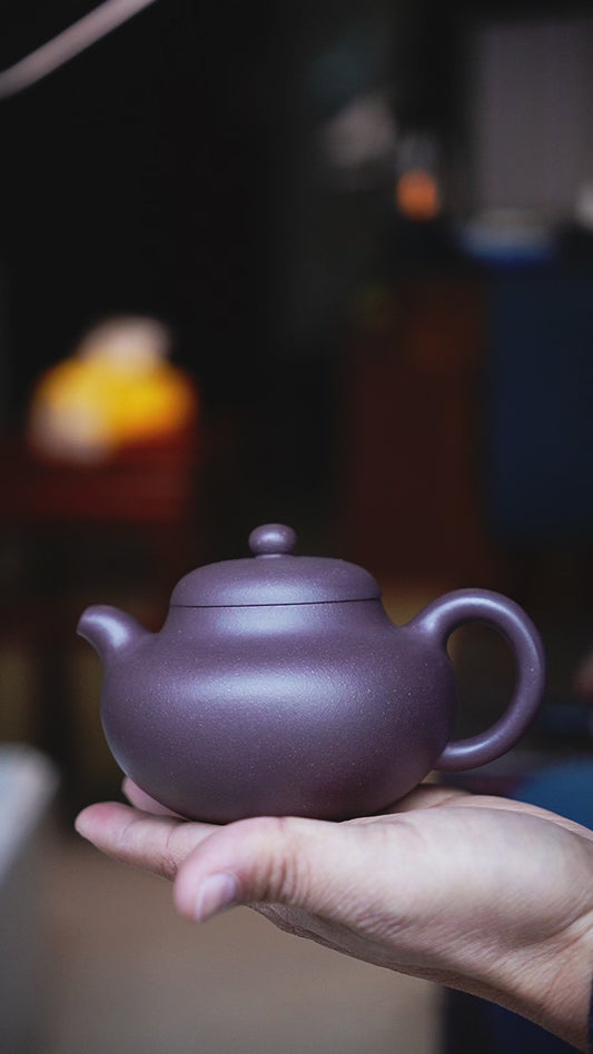 Handmade Shiyuan teapot Purple clay 280ml